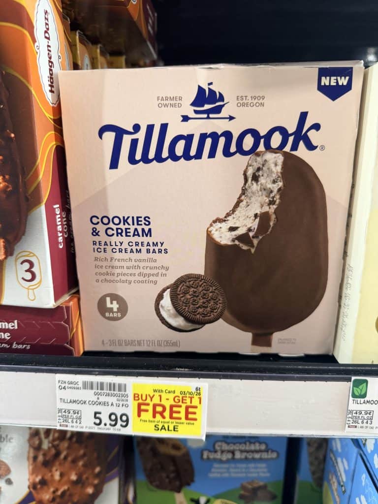 tillamook ice cream bars kroger shelf image (1)