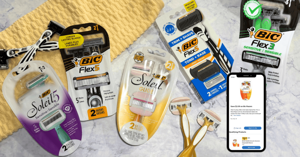 BIC Razors Kroger Digital Image