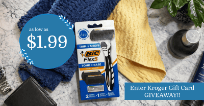 BIC Trim + Shave disposable razor kroger krazy