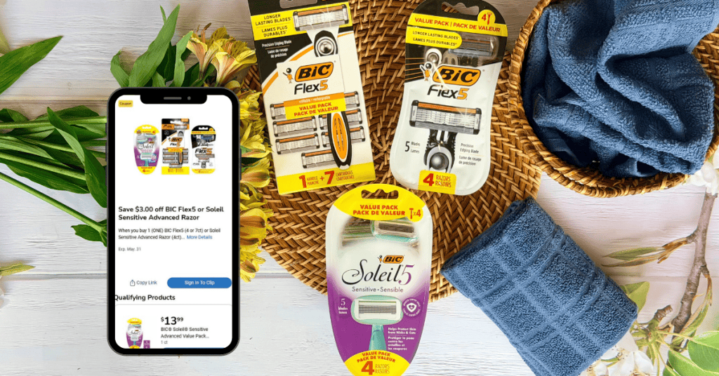 BIC Value Pack Razors Kroger Digital Coupon