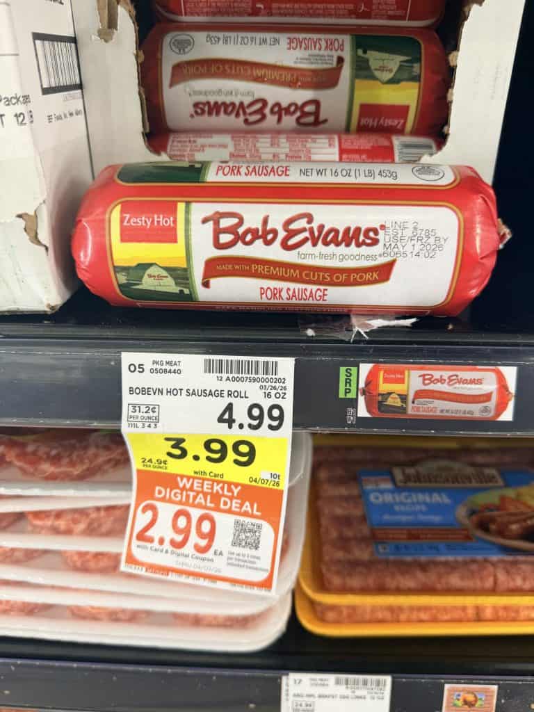 Bob Evans Side Dishes and Sausage