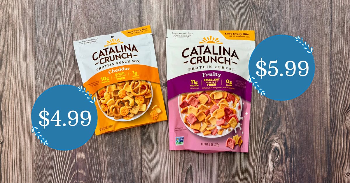 Catalina Crunch Protein Deals at Kroger!