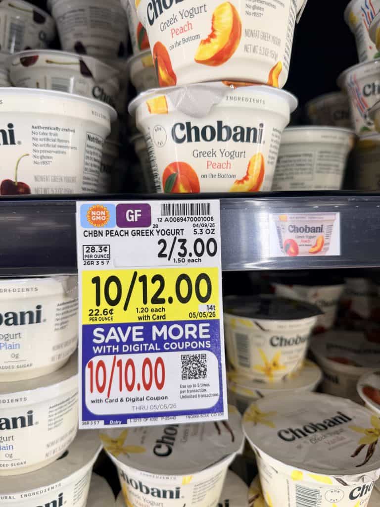 Chobani Greek Yogurt Kroger Shelf Image (18)