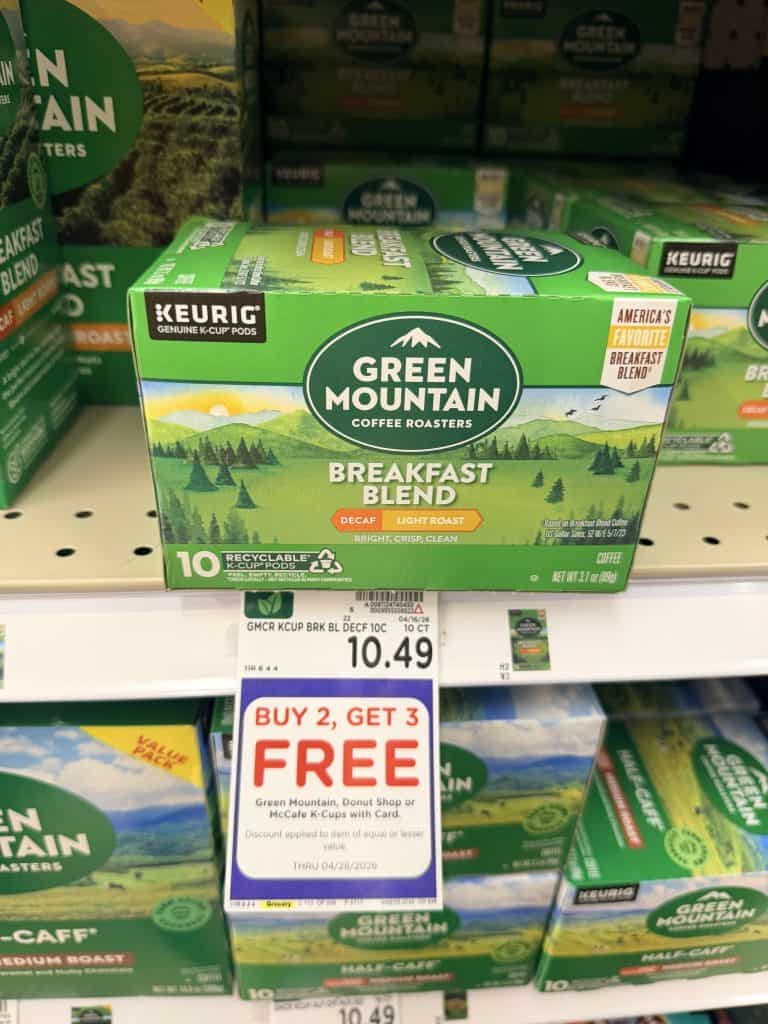 Donut Shop, Green Mountain, McCafe Coffee Kroger Shelf image