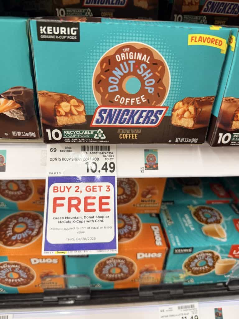 Donut Shop, Green Mountain, McCafe Coffee Kroger Shelf image