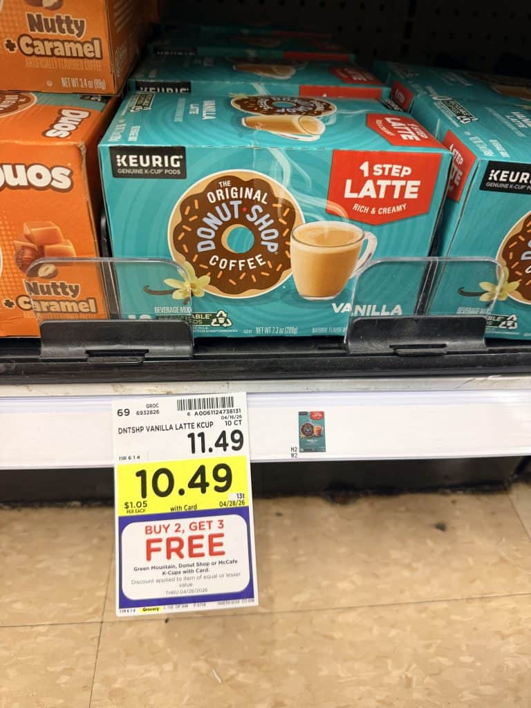 Donut Shop, Green Mountain, McCafe Coffee Kroger Shelf image