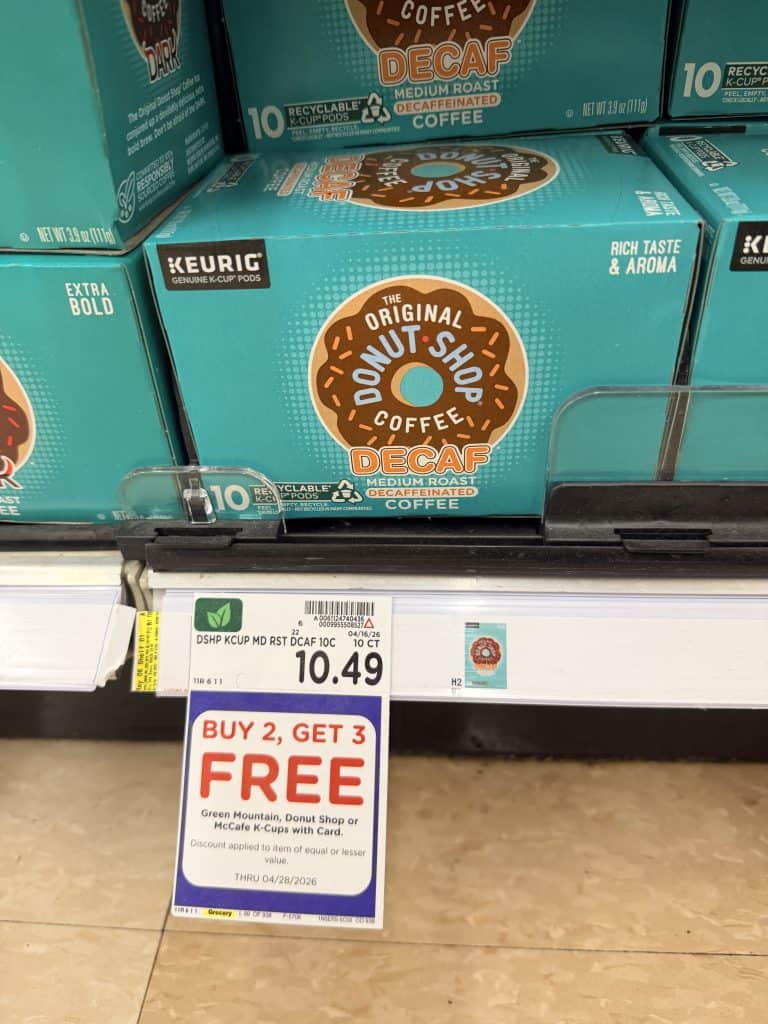 Donut Shop, Green Mountain, McCafe Coffee Kroger Shelf image