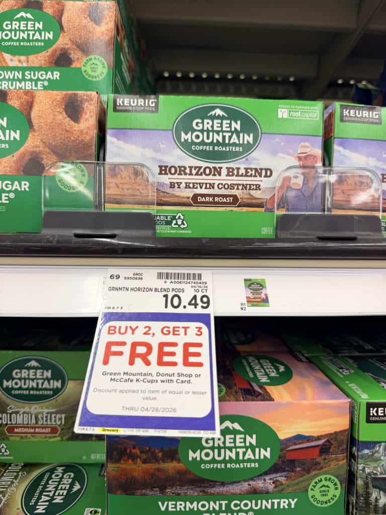 Donut Shop, Green Mountain, McCafe Coffee Kroger Shelf image
