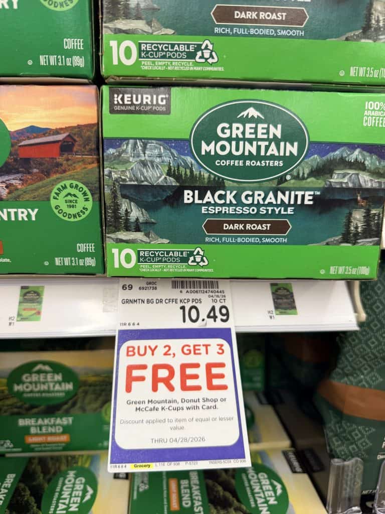 Donut Shop, Green Mountain, McCafe Coffee Kroger Shelf image