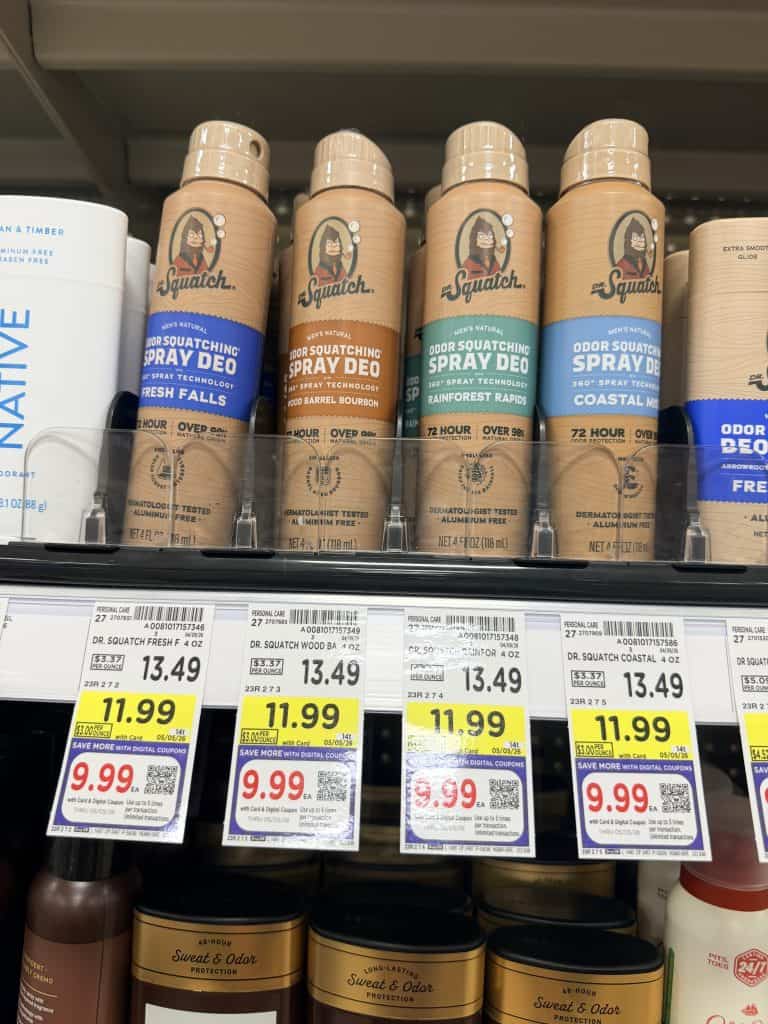 Dr Squatch Kroger Shelf Image