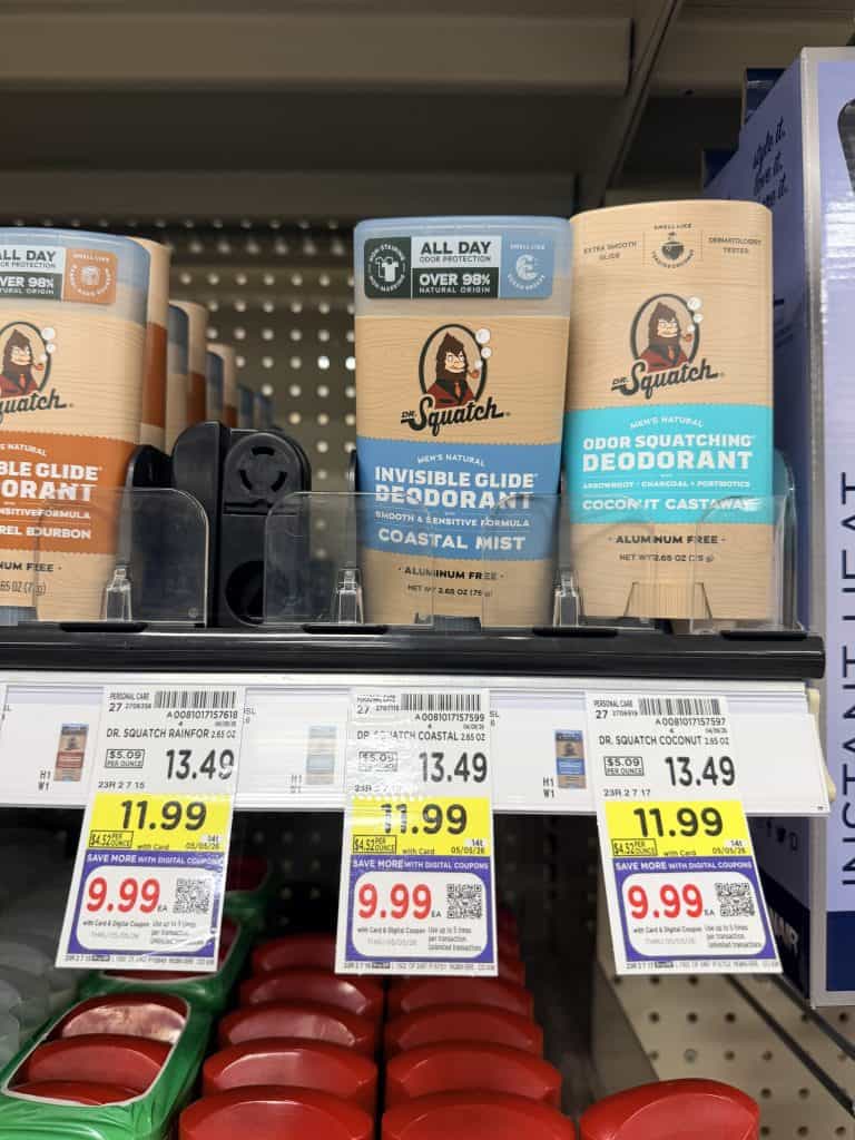 Dr Squatch Kroger Shelf Image