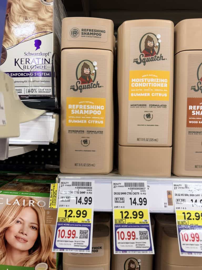 Dr Squatch Kroger Shelf Image