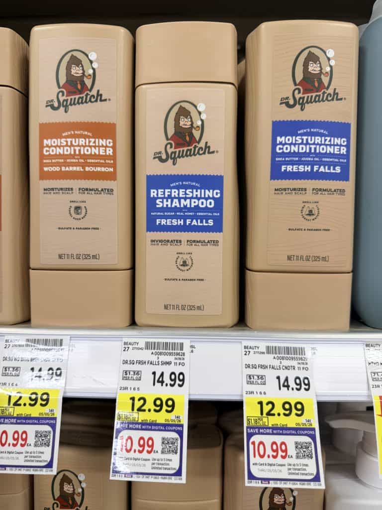 Dr Squatch Kroger Shelf Image