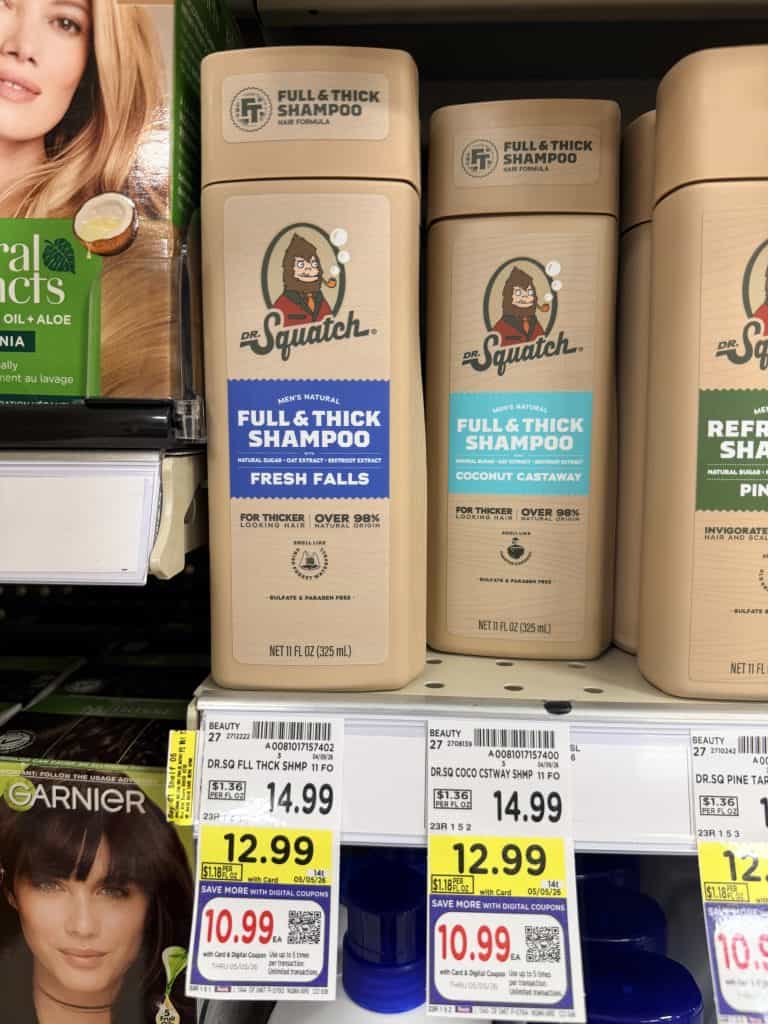 Dr Squatch Kroger Shelf Image
