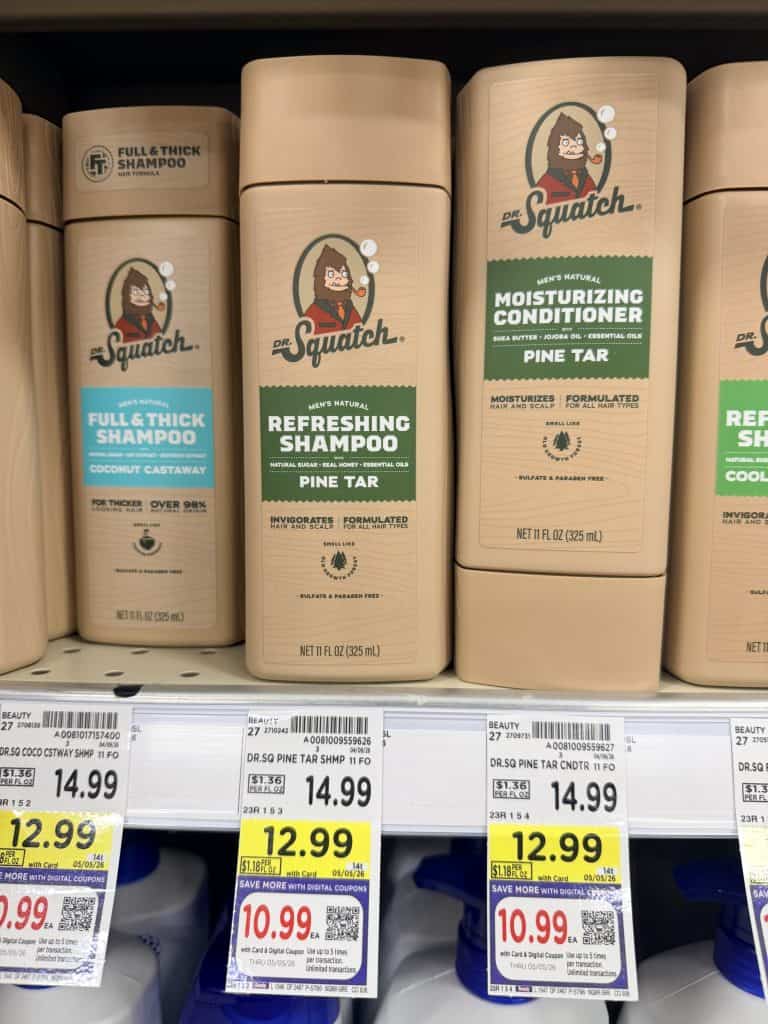 Dr Squatch Kroger Shelf Image