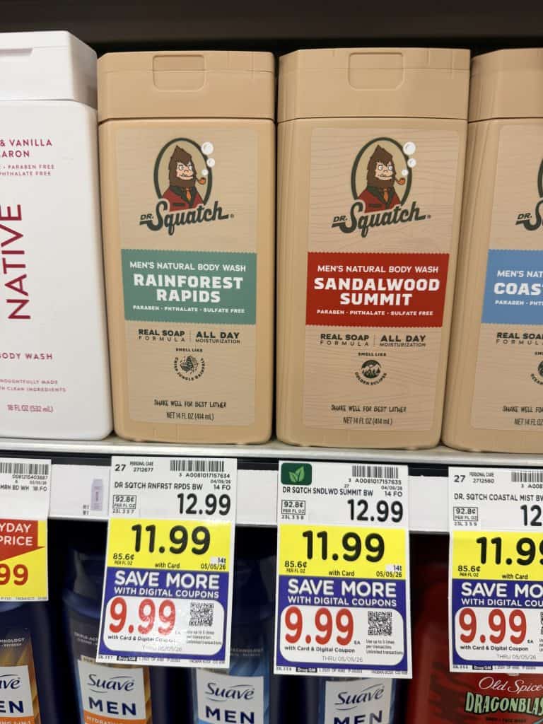 Dr Squatch Kroger Shelf Image