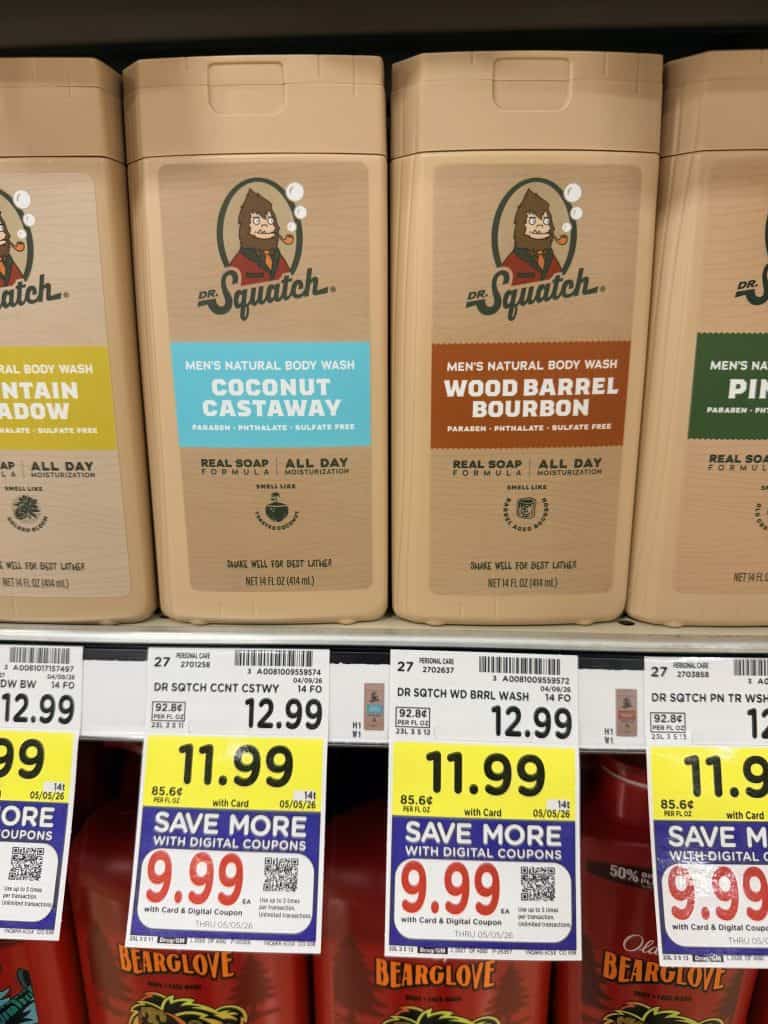 Dr Squatch Kroger Shelf Image