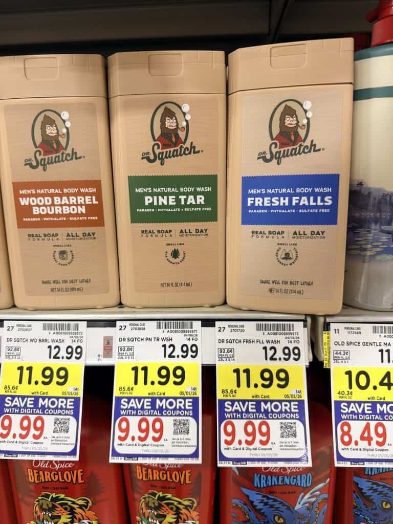 Dr Squatch Kroger Shelf Image
