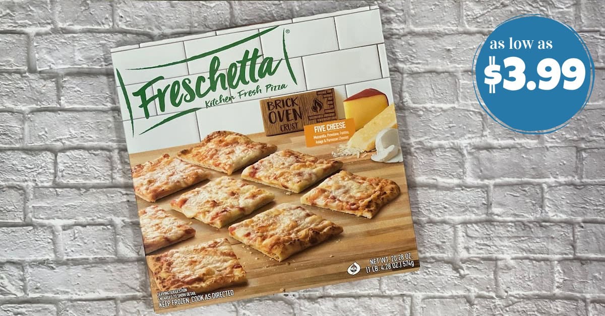 Freschetta Pizza as low as $3.99!