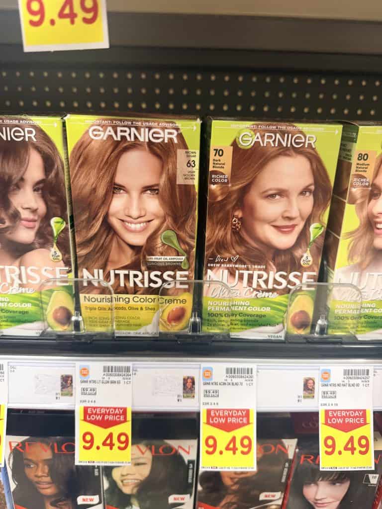 Garnier Nutrisse Hair Color Kroger Shelf Image 