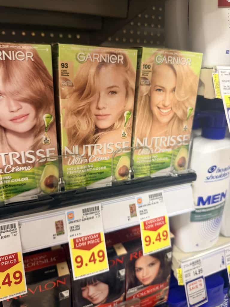 Garnier Nutrisse Hair Color Kroger Shelf Image 
