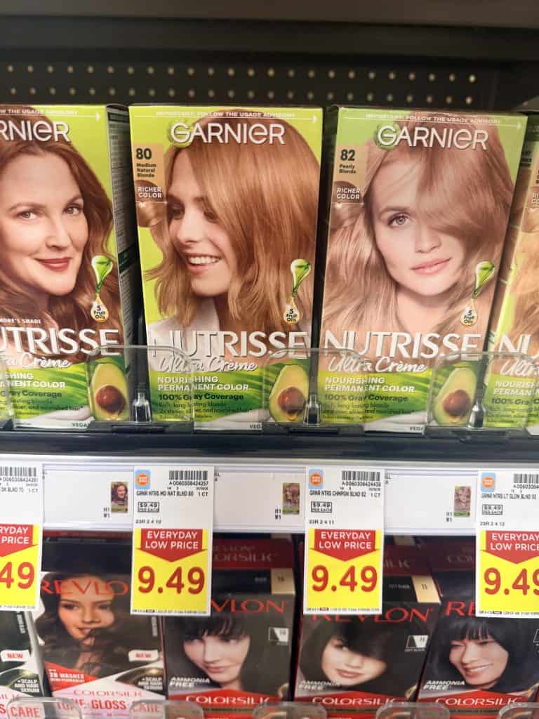 Garnier Nutrisse Hair Color Kroger Shelf Image 
