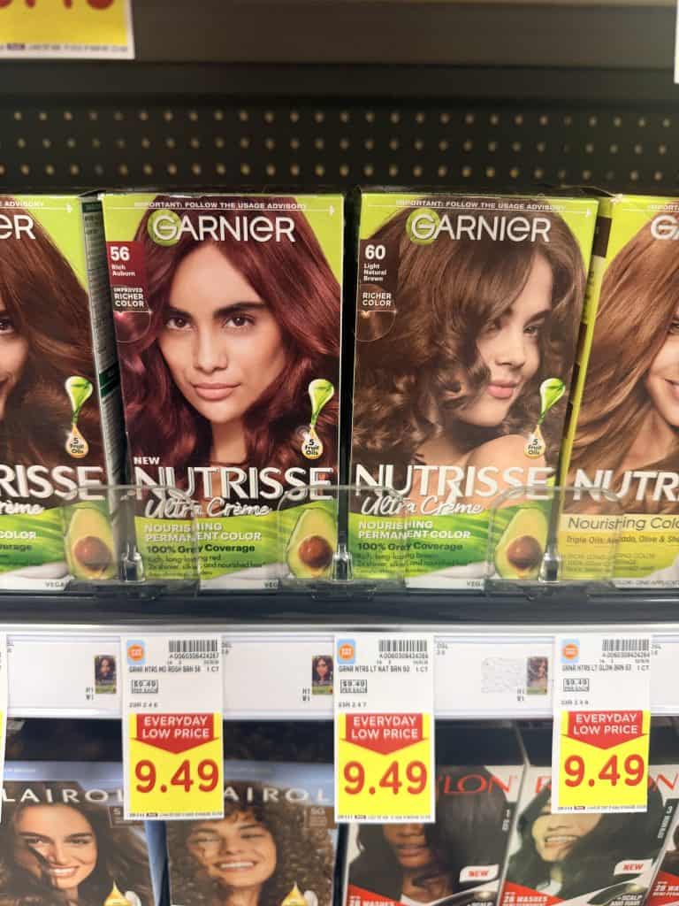 Garnier Nutrisse Hair Color Kroger Shelf Image 