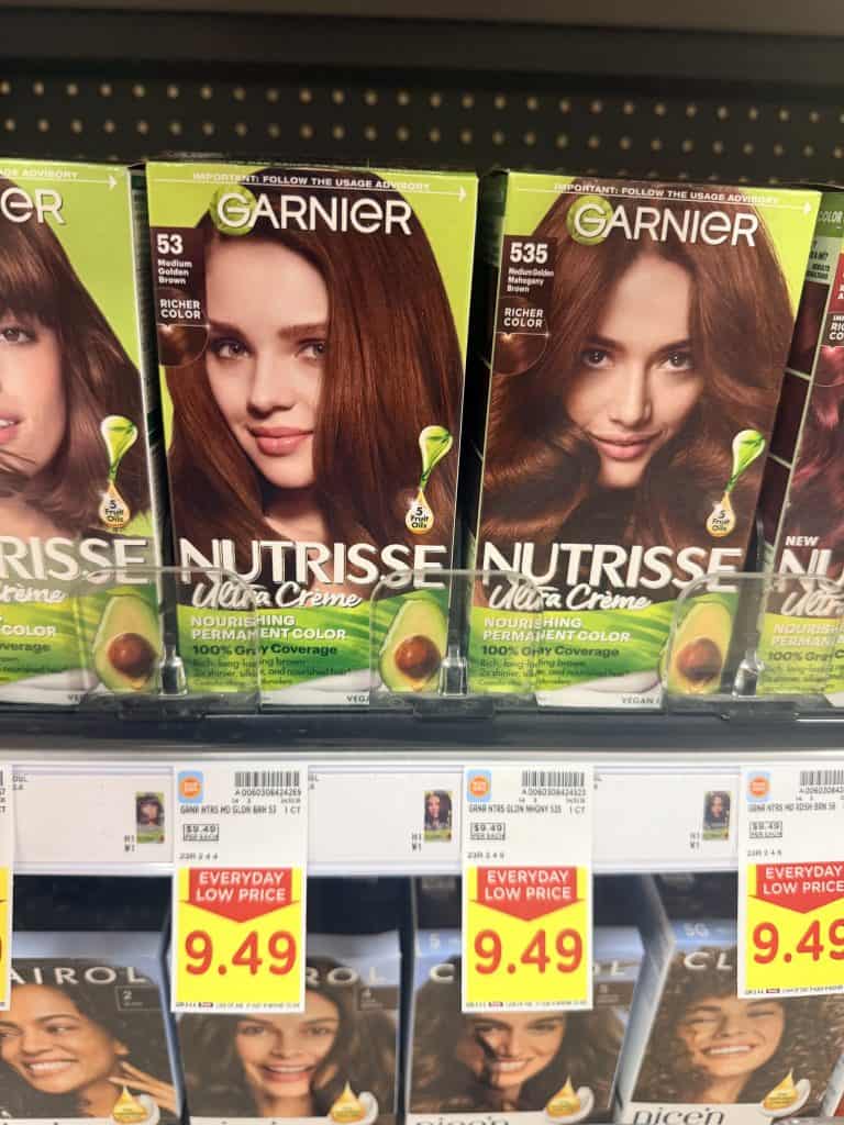 Garnier Nutrisse Hair Color Kroger Shelf Image 