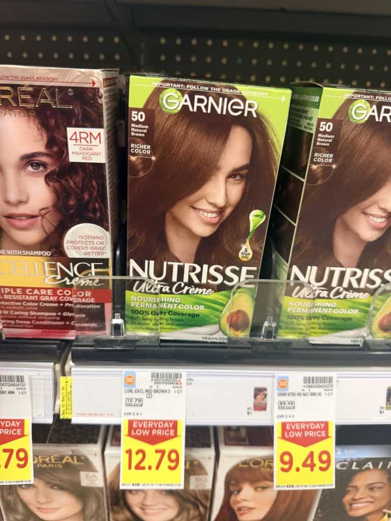 Garnier Nutrisse Hair Color Kroger Shelf Image 