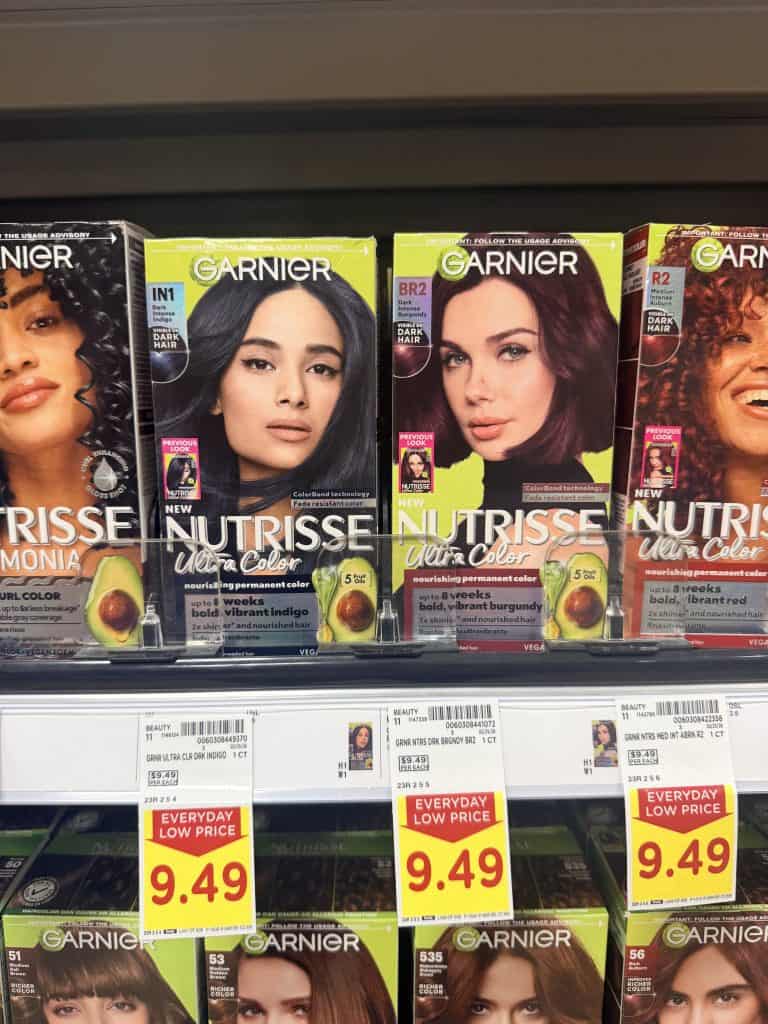 Garnier Nutrisse Hair Color Kroger Shelf Image 