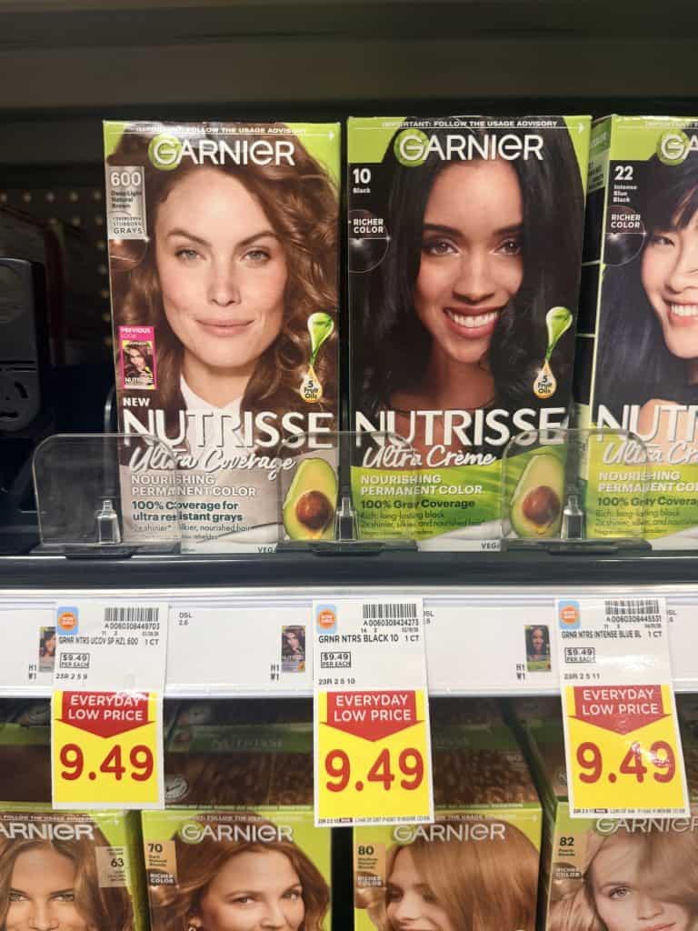 Garnier Nutrisse Hair Color Kroger Shelf Image 