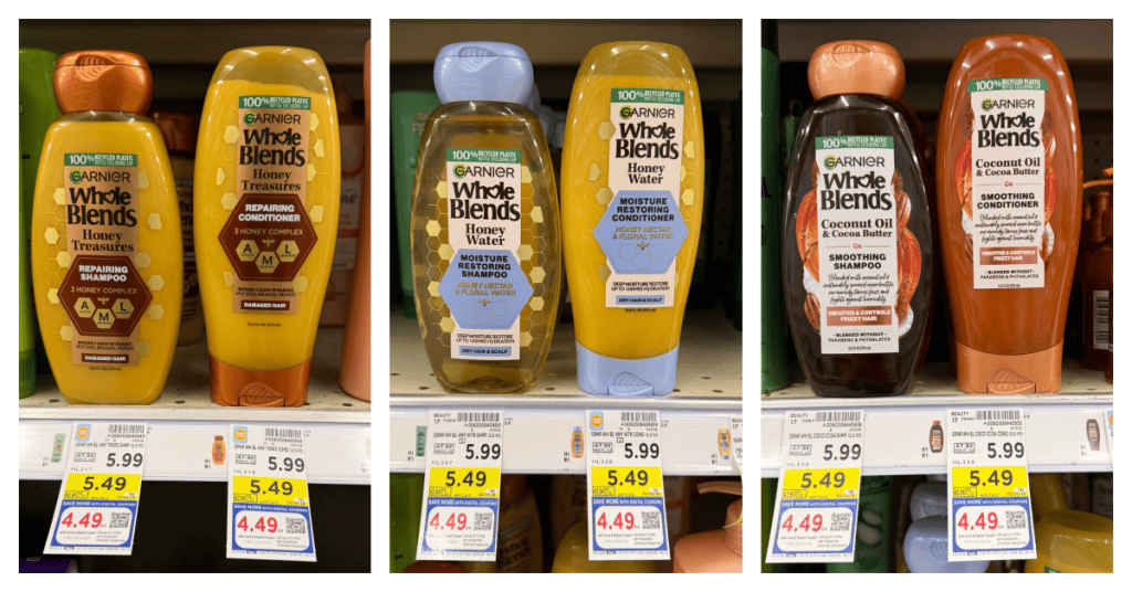 Garnier Whole Blends Kroger Shelf Image
