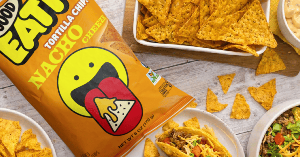 Good Eat'n Tortilla Chips Nacho Cheeze
