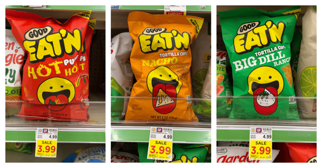 Good Eat'n Tortilla Chips and Puffs Kroger Krazy