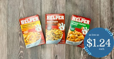 Helper MEals Kroger Krazy