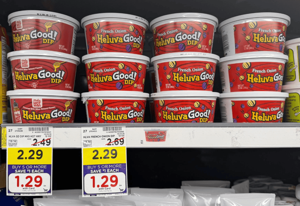 Heluva Good Dips Kroger Shelf image