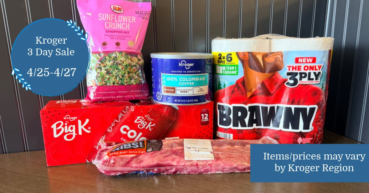 Kroger 3 Day Sale (4/25-4/27 ONLY)