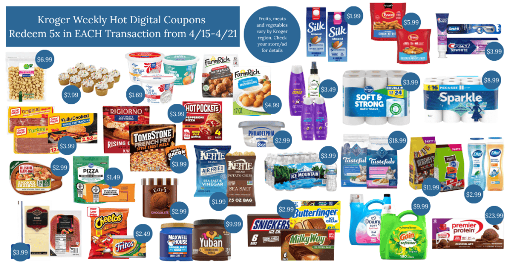 Kroger Weekly Hot Digital Coupons 415-421