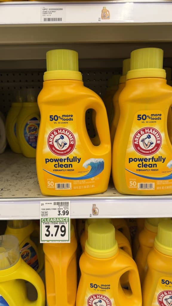 Laundry Detergent Closeouts Kroger Shelf image