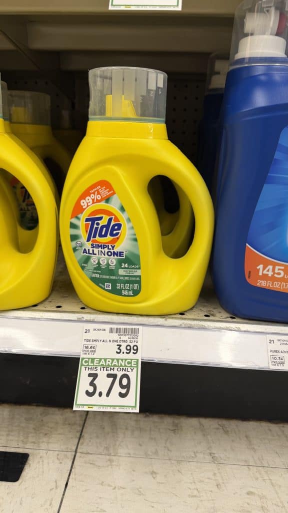 Laundry Detergent Closeouts Kroger Shelf image