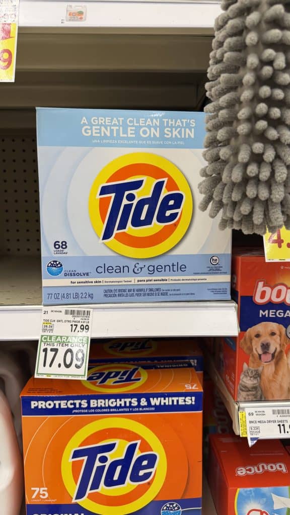 Laundry Detergent Closeouts Kroger Shelf image