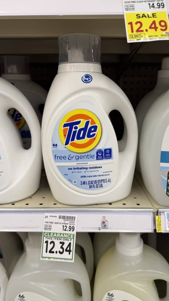 Laundry Detergent Closeouts Kroger Shelf image