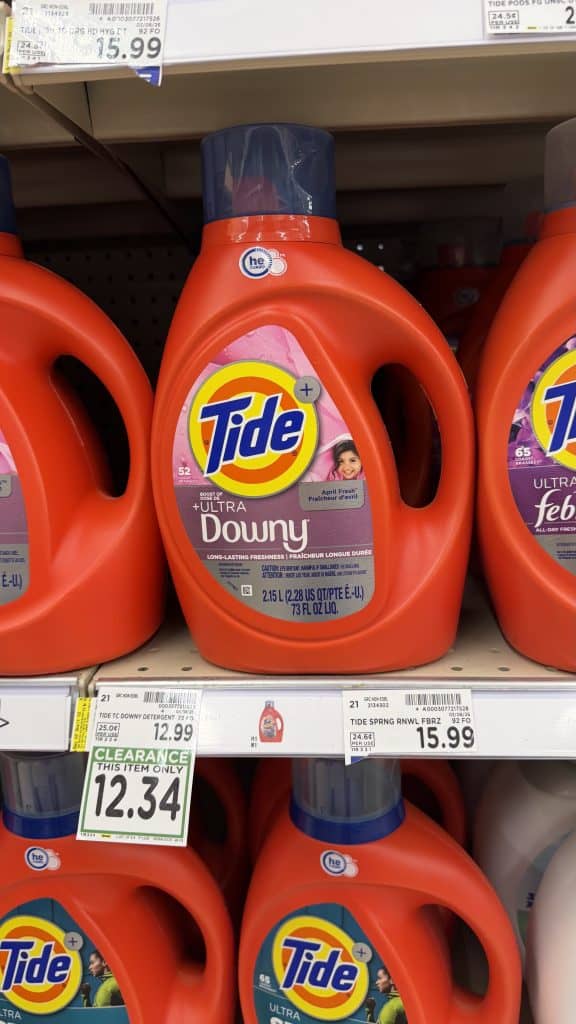 Laundry Detergent Closeouts Kroger Shelf image