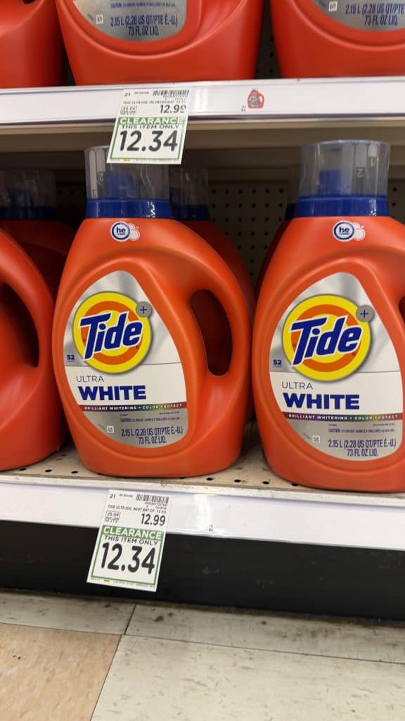 Laundry Detergent Closeouts Kroger Shelf image