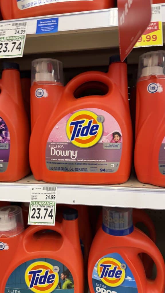 Laundry Detergent Closeouts Kroger Shelf image