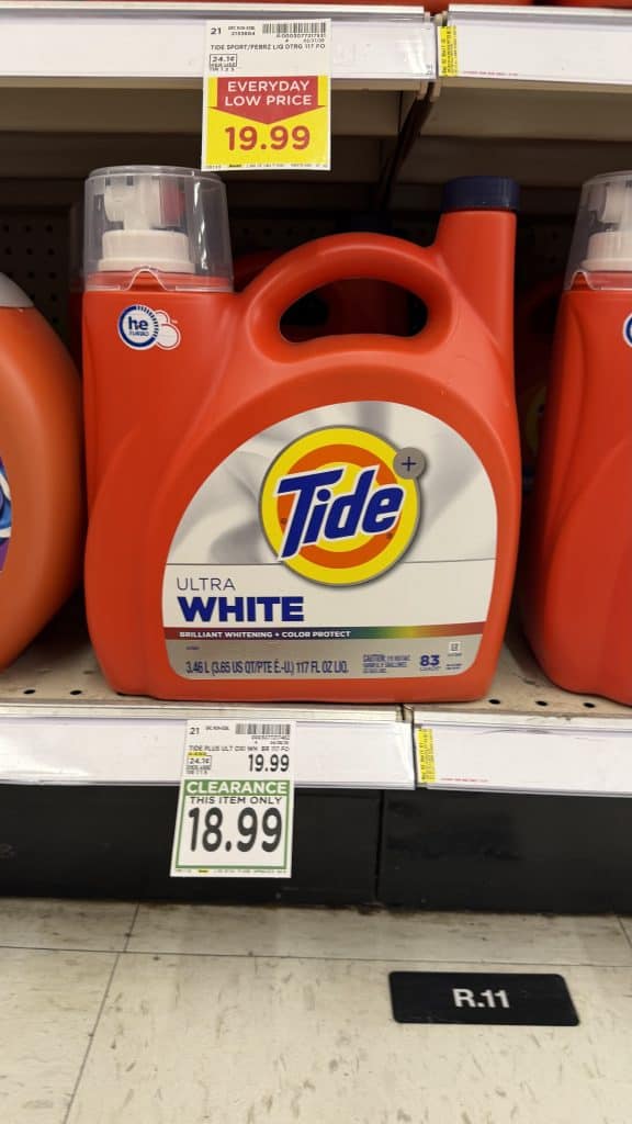 Laundry Detergent Closeouts Kroger Shelf image