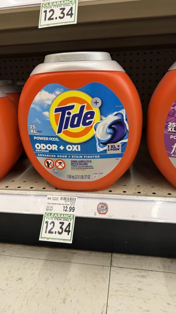 Laundry Detergent Closeouts Kroger Shelf image