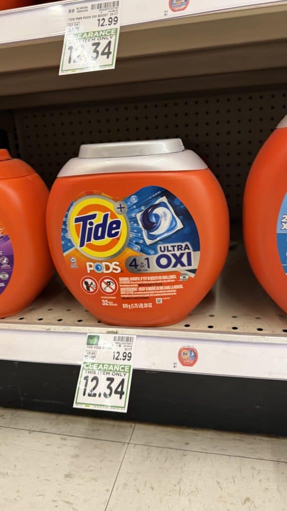 Laundry Detergent Closeouts Kroger Shelf image