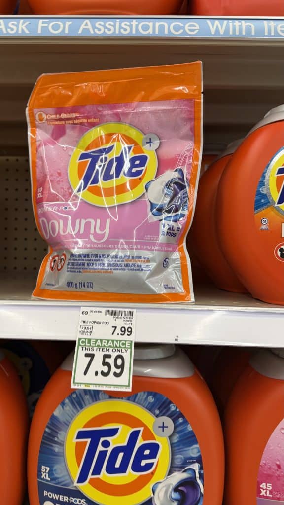 Laundry Detergent Closeouts Kroger Shelf image