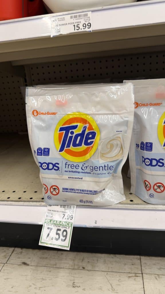Laundry Detergent Closeouts Kroger Shelf image